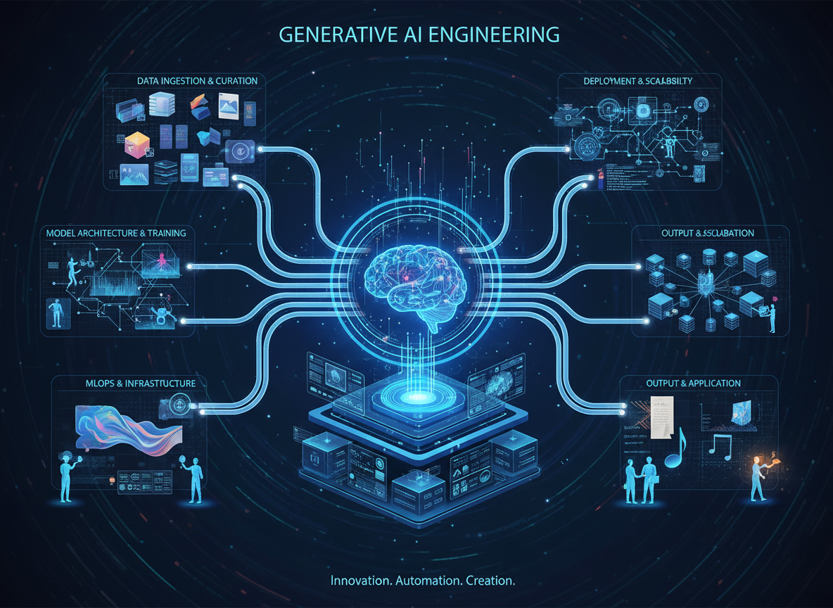 Firefly_Gemini Flash_make Visualization of Generative AI Engineering 803838